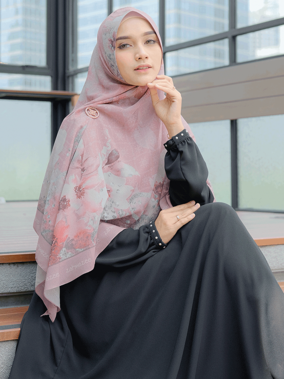 VIRNA - Khimar Only (Baby Rose) - Gambar 2