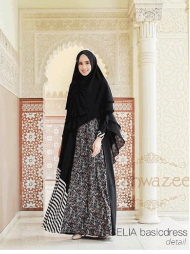 CELIA – Gamis Set (Black)