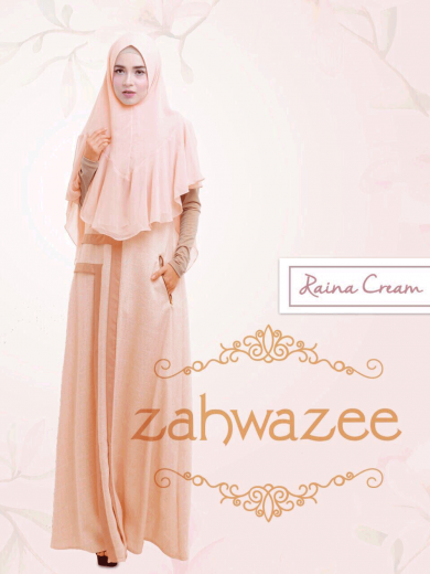 RAYNA – Gamis Set (Peach)