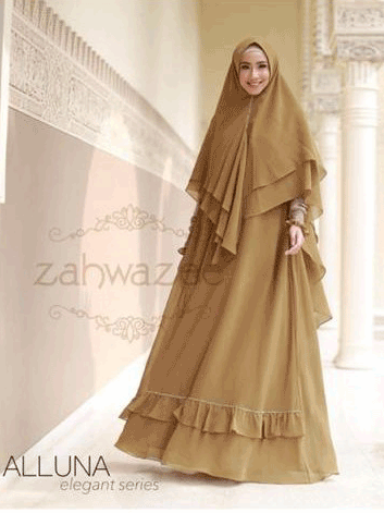 ALLUNA – Gamis Set (Olive)