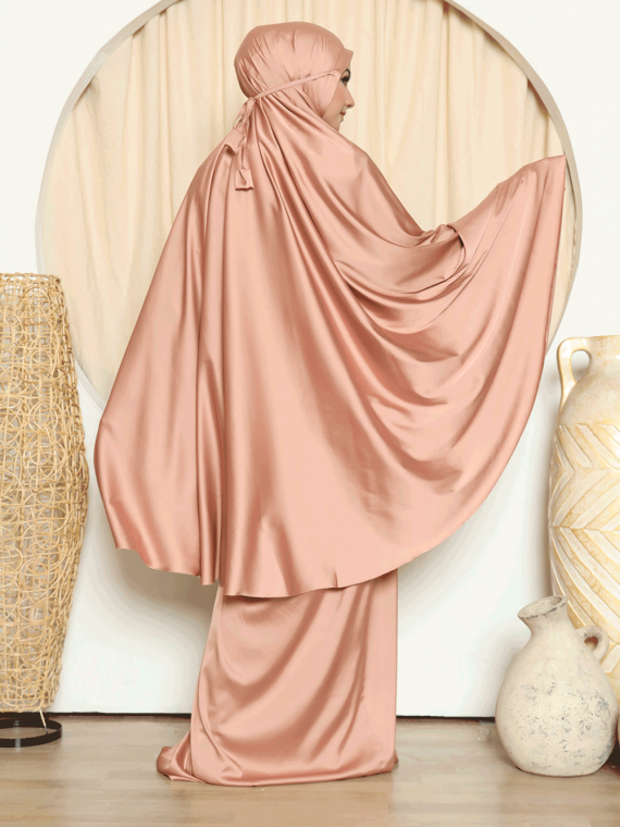 Prayerset Satin Polos (Salem) - Gambar 5