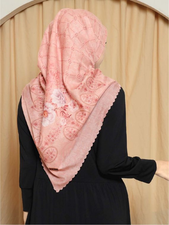 NAYRA - Scarf Printing (Pink) - Gambar 2
