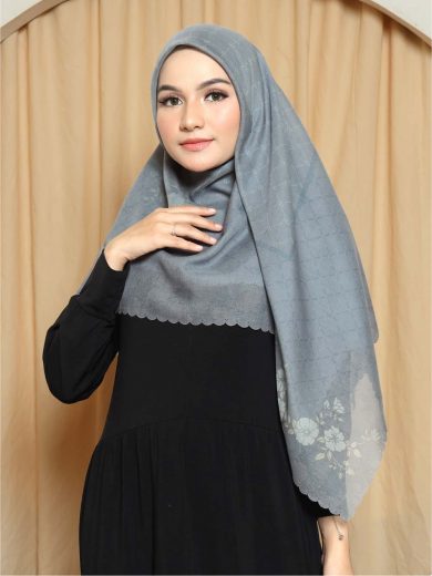 Zoya Scarf Printing Dark Blue