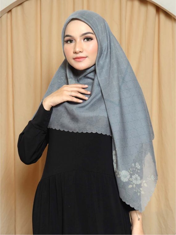 Zoya Scarf Printing Dark Blue