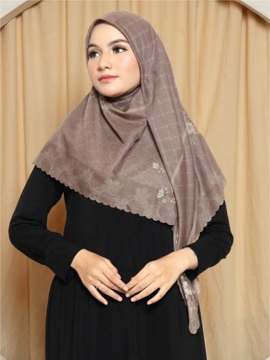 ZOYA – Scarf Printing (Brown)