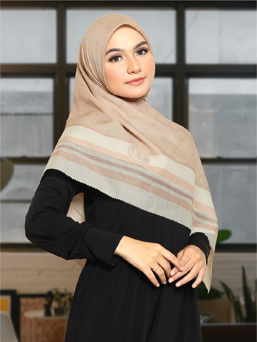 ZAYN – Scarf Printing (Cream)