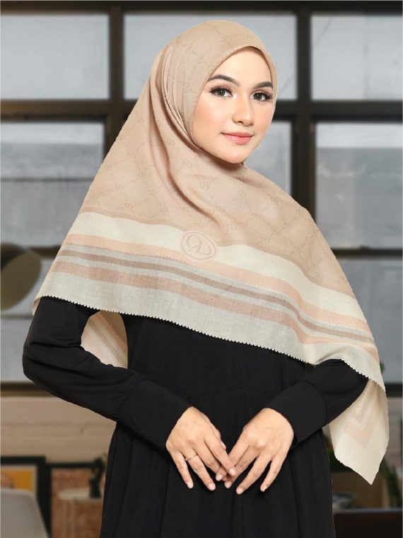 ZAYN - Scarf Printing (Cream) - Gambar 3