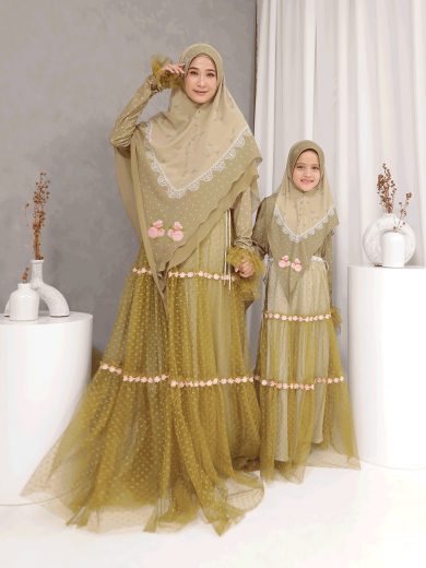 WAFA - Gamis Set (Olive)