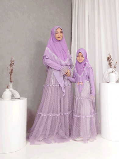 WAFA – Gamis Set (Lavender)