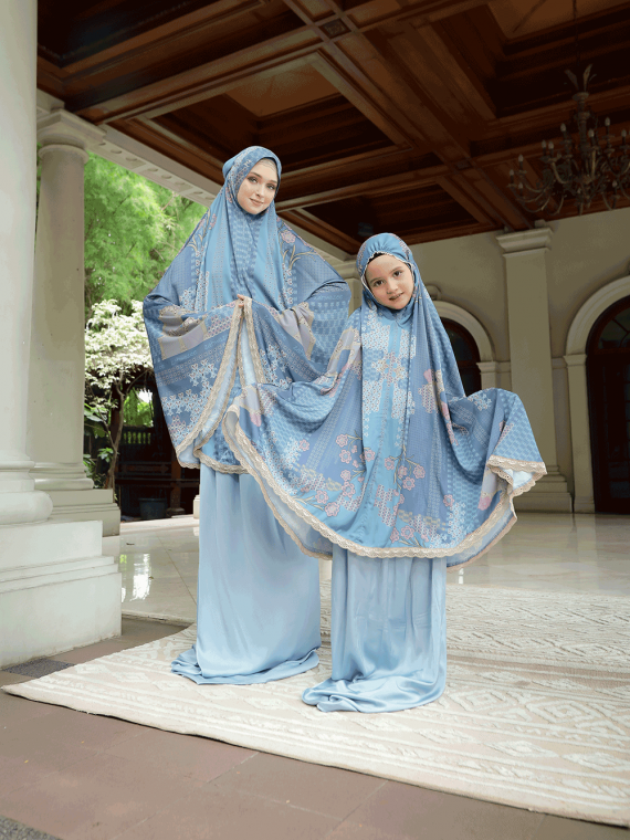 Prayerset Vol. 09 Bliqis - Prayerset Printing (Denim) - Gambar 4