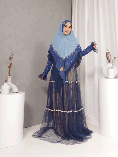 WAFA - Gamis Set (Navy)