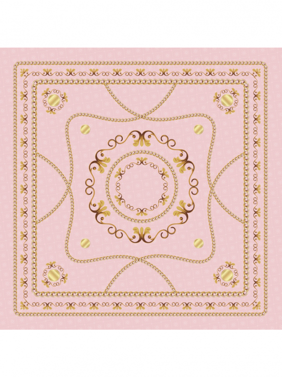 HOTMAN - Scarf Printing (Pink)