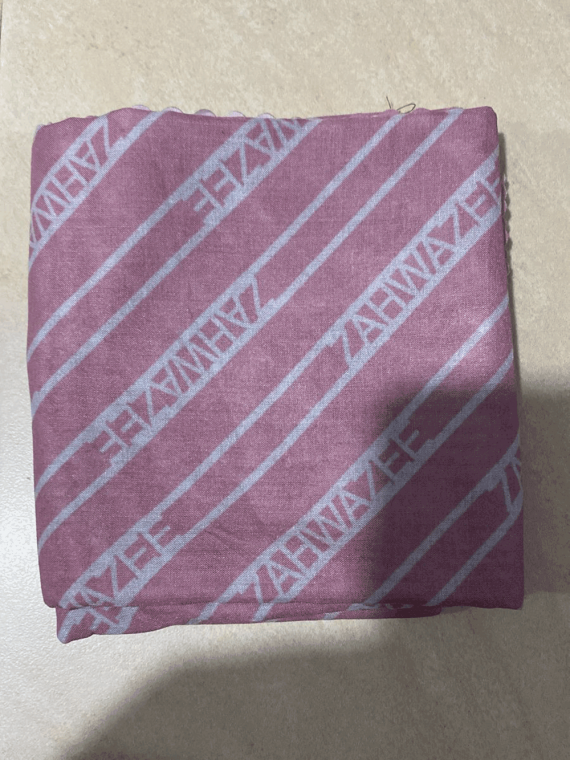Scarf Zahwazee - Scarf Printing (Pink) - Gambar 2