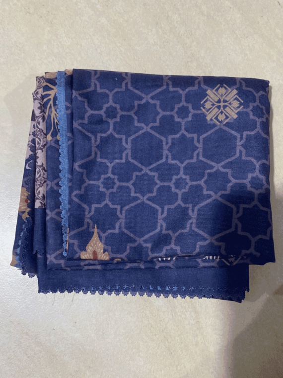 Eid Al Fitri Edition - Scarf Printing (Navy) - Gambar 2