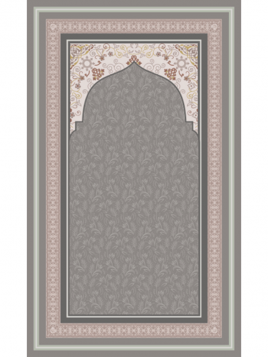 Sajadah Lipat - Printing (Grey)