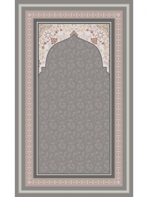 Sajadah Lipat - Printing (Grey)