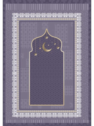 Sajadah Lipat - Printing (Purple)