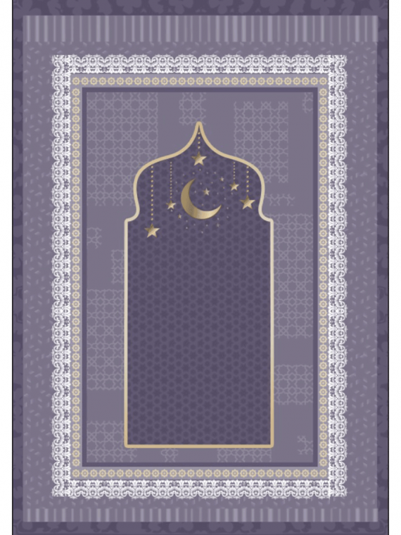 Sajadah Lipat - Printing (Purple)