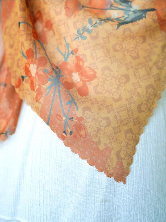 KHALISA - Scarf Printing (Brown) - Gambar 3