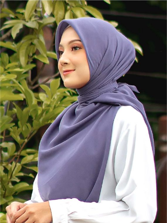 TARISA - Scarf Voal (Purple) - Gambar 4