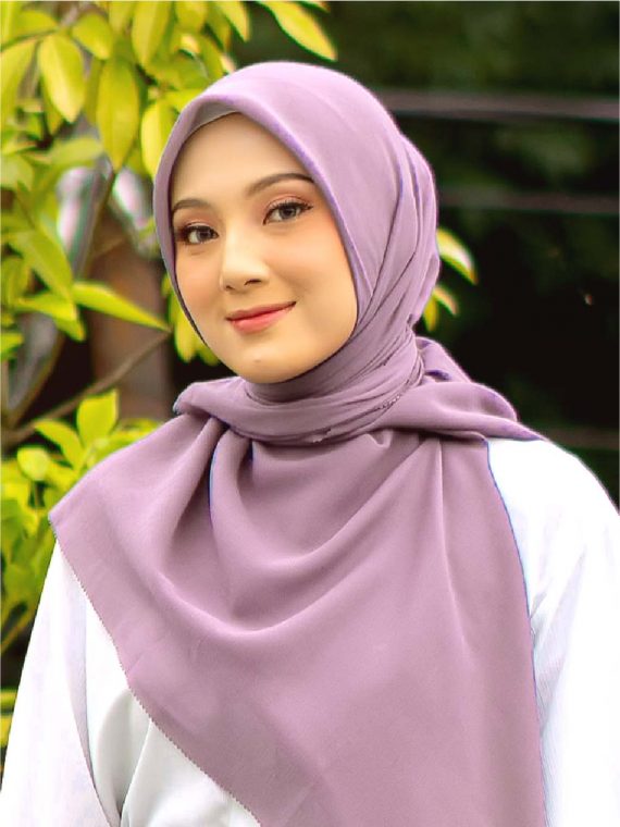 TARISA - Scarf Voal (Lavender) - Gambar 4