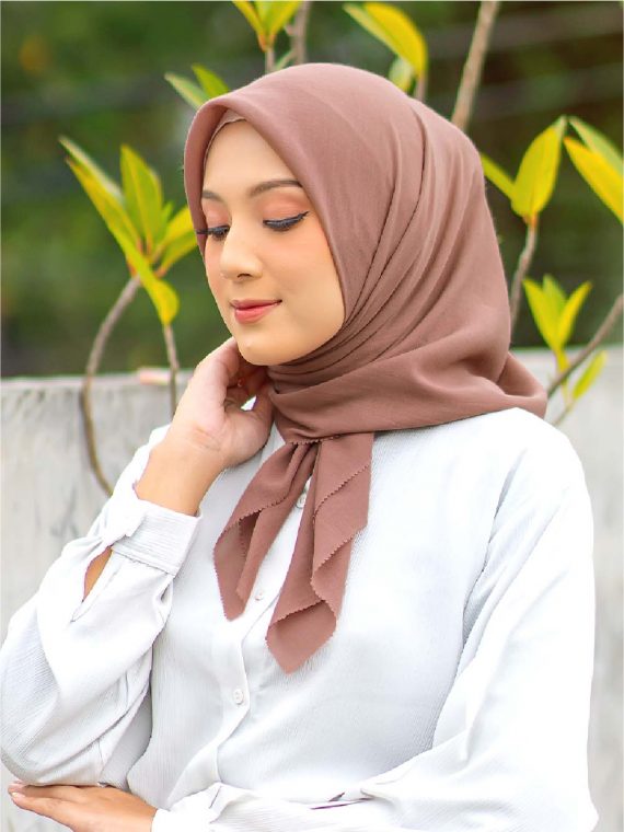 TARISA - Scarf Voal (Brown) - Gambar 4