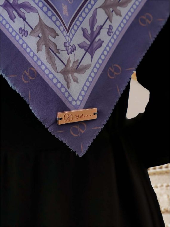 ANNORA - Scarf Printing (Purple) - Gambar 4