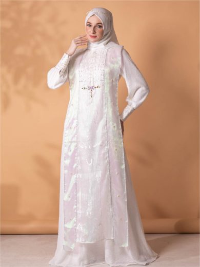 Dazzle in Harmoni 6 - Dress Set (White)