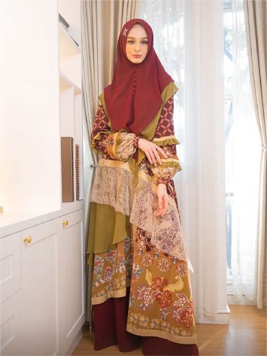 REBORN - Dress Set (Maroon & Olive)