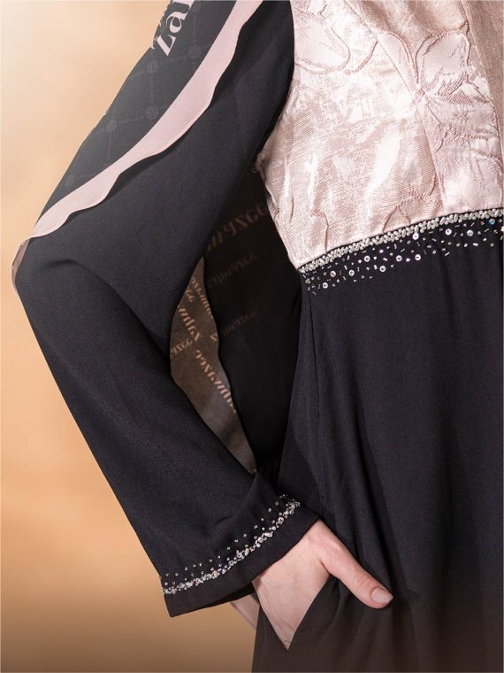 Daniya - Abaya Full Set (Black) - Gambar 4