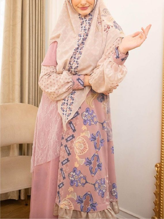 REBORN - Dress Set (Pink) - Gambar 4