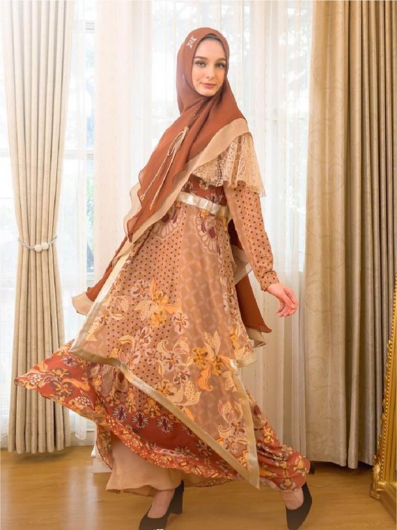 REBORN - Dress Set (Coklat) - Gambar 3
