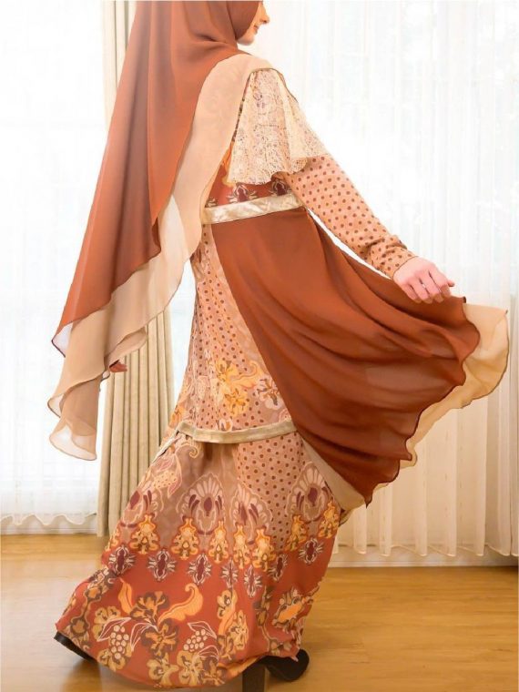 REBORN - Dress Set (Coklat) - Gambar 4