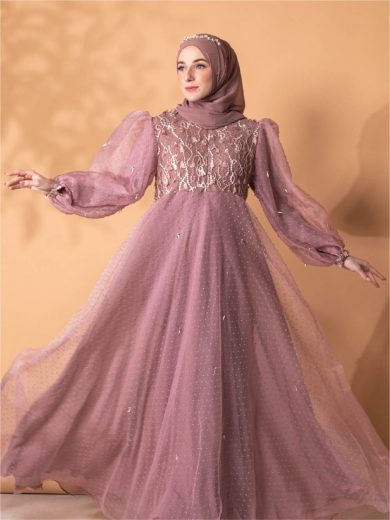 Dazzle in Harmoni 7 – Dress Set (Dusty Rose)