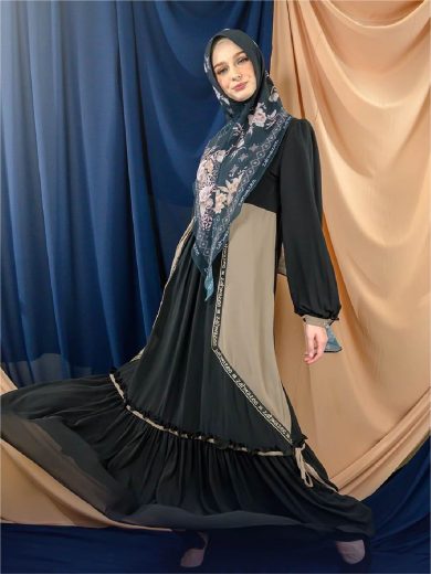 HANIFAH - Dress Set (Black)