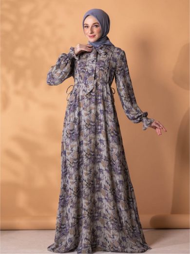 MAIRA - Dress Set (Dusty Blue)