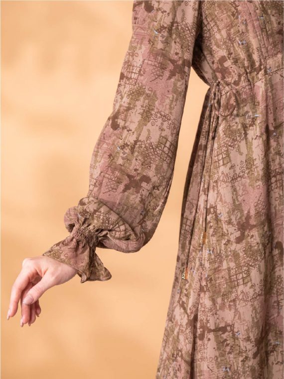 MAIRA - Dress Set (Soft Mocca) - Gambar 2