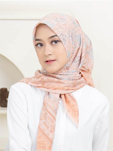 ZEHRA – Scarf Printing (Peach)