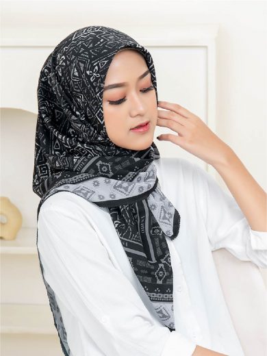 ZEHRA – Scarf Printing (Black)