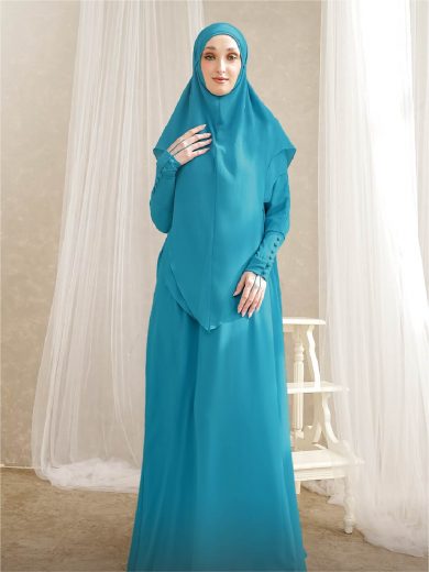 Arelia Abaya Blue
