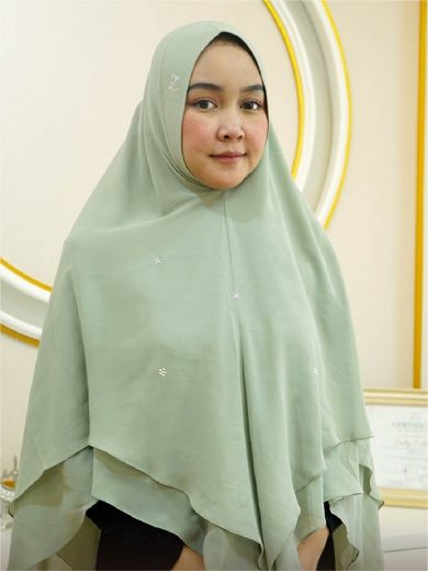 Two Layer - Khimar Only (Sage)