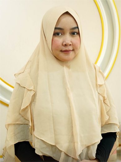 ASYIFA – Khimar Only (Dusty Peach)