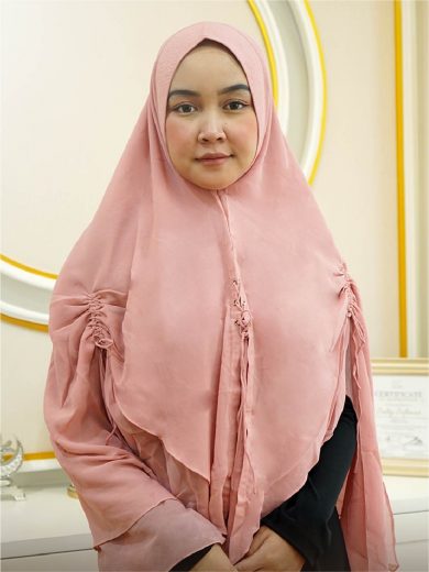 ALMIRA – Khimar Only (Peach)
