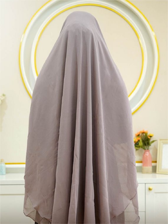 ALMIRA – Khimar Only (Thistle) - Gambar 3