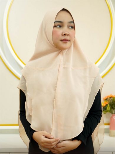 ASYIFA – Khimar Only (Dusty Peach)