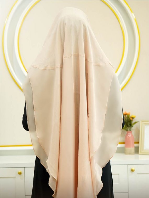ASYIFA – Khimar Only (Dusty Peach) - Gambar 2
