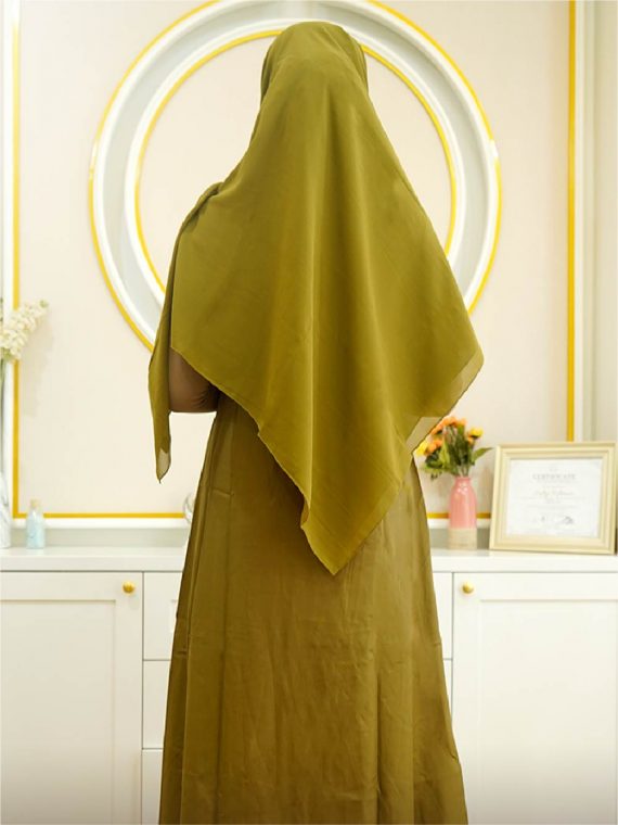 CELIA - Dress Set (Olive) - Gambar 3
