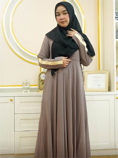 FARAH - Dress Only (Dusty Brown)