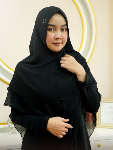 FATIMAH – Khimar Only (Black)