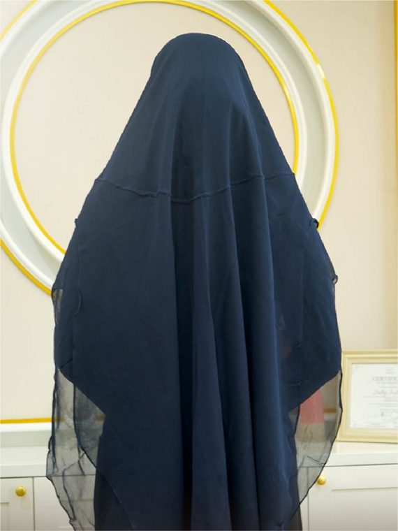 KANYA - Khimar Only (Navy) - Gambar 3
